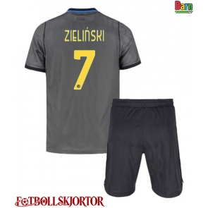 Inter Milan Piotr Zielinski #7 Tredje Kläder Barn 2026-27 Kortärmad (+ Korta byxor)